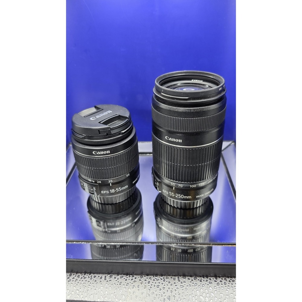 Canon EOS Rebel T5i DSLR Camera Bundle 18-55mm IS 50mm f1.8 STM Bag Charger - Picture 9 of 16